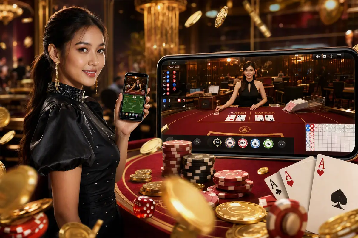 million8 Casino meja baccarat dealer langsung